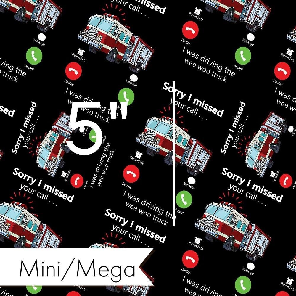 Design 334 Fireman Fabric – custom printed pre-order fabric Australia | Fabric by Missy Rose