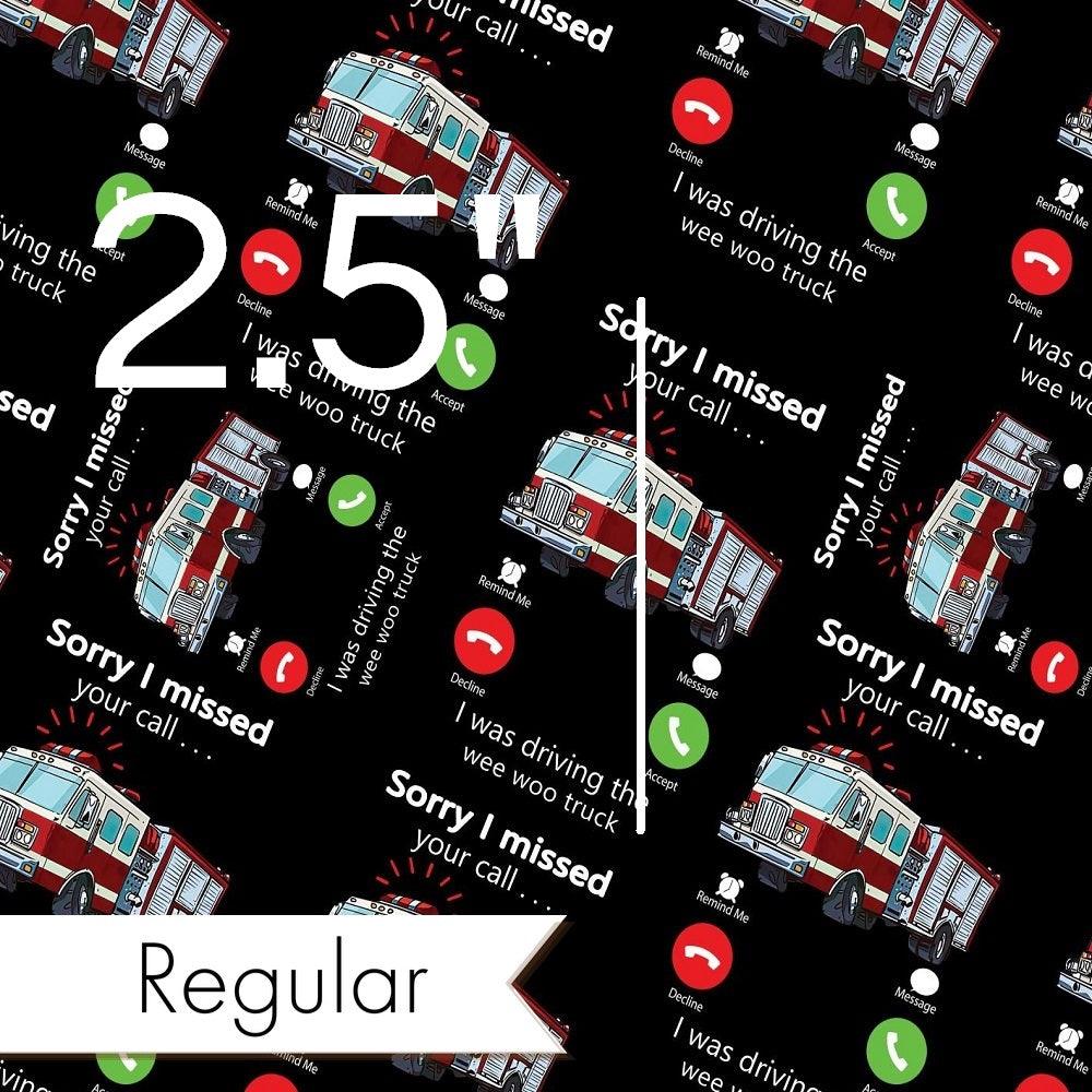 Design 334 Fireman Fabric – pre-order designer fabric Australia | Fabric by Missy Rose
