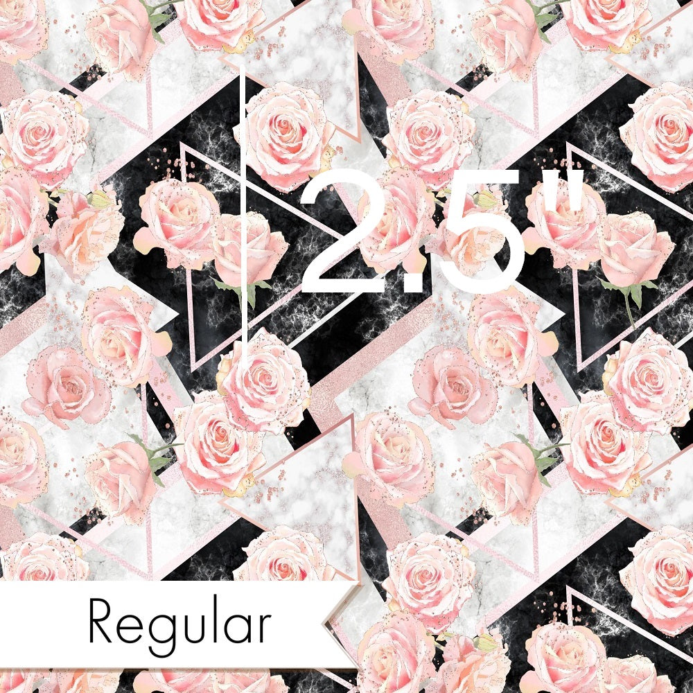 Design 336 - Geometric Roses Fabric