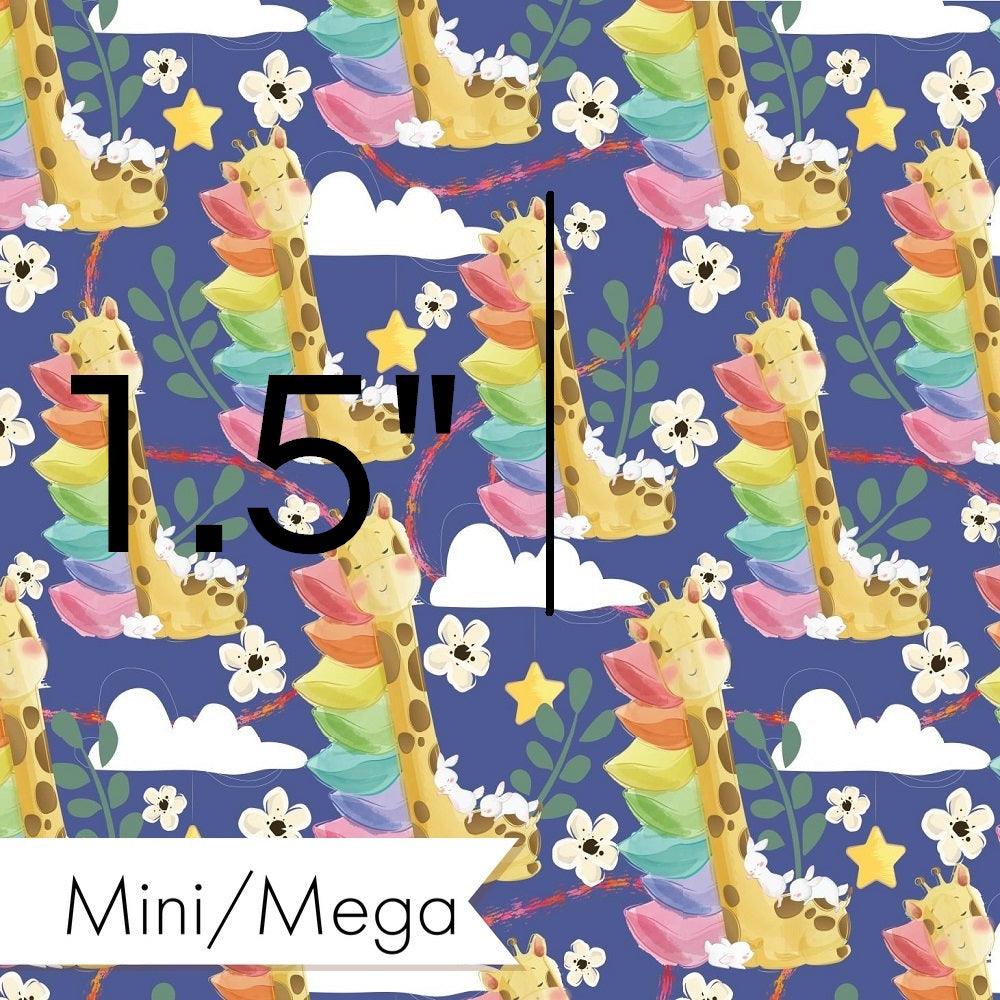 Design 337 Sleepy Giraffe Fabric – premium custom printed fabric for sewing | Fabric by Missy Rose