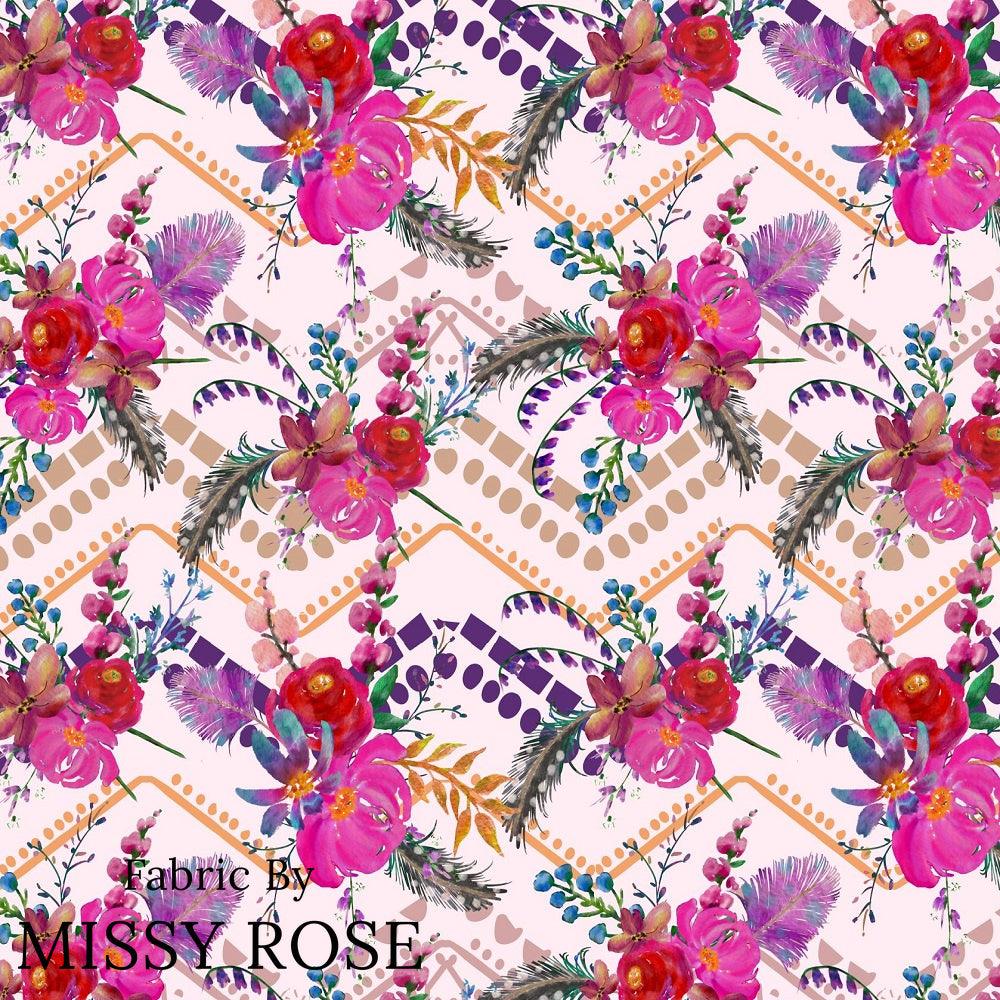 Design 340 Gypsy Floral Fabric – premium custom printed fabric for sewing | Fabric by Missy Rose