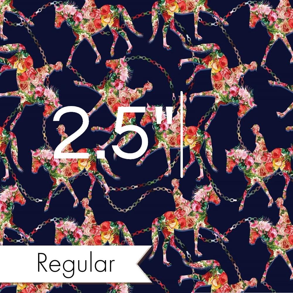 Design 342 Navy Horse Fabric – pre-order designer fabric Australia | Fabric by Missy Rose