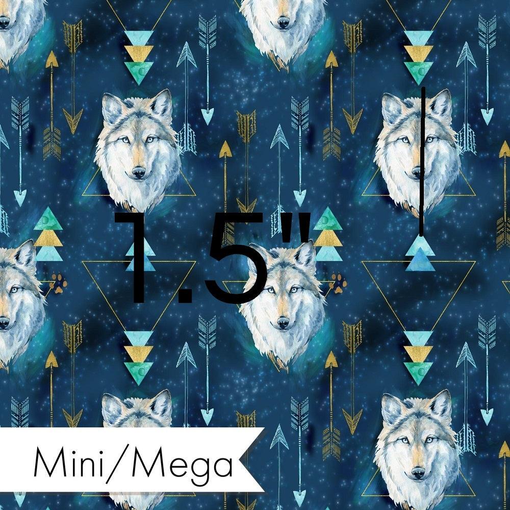 Design 343 Wolf Fabric – premium custom printed fabric for sewing | Fabric by Missy Rose