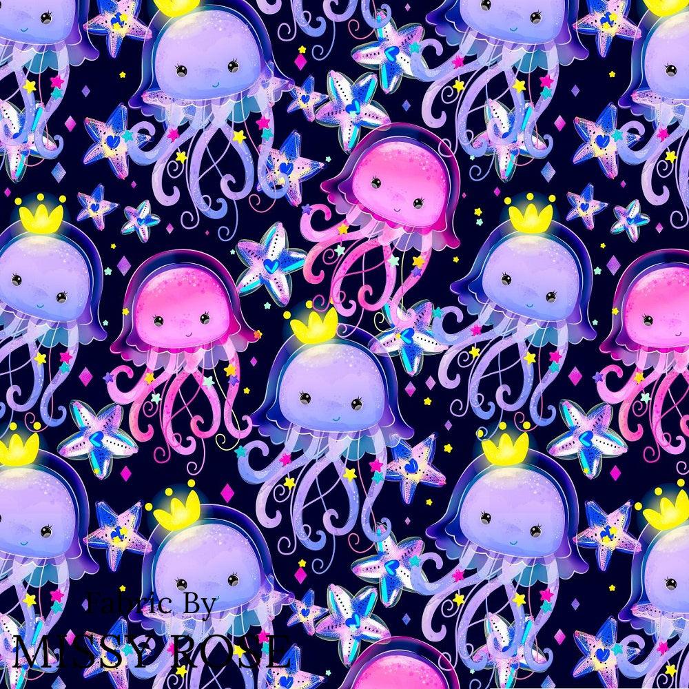 Design 348 Jelly Fish Fabric – pre-order designer fabric Australia | Fabric by Missy Rose
