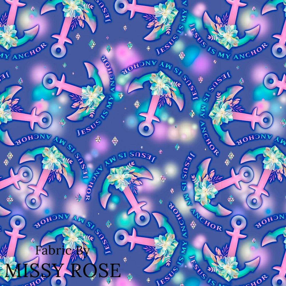 Design 349 Jesus Fabric – made-to-order custom fabric by the metre | Fabric by Missy Rose