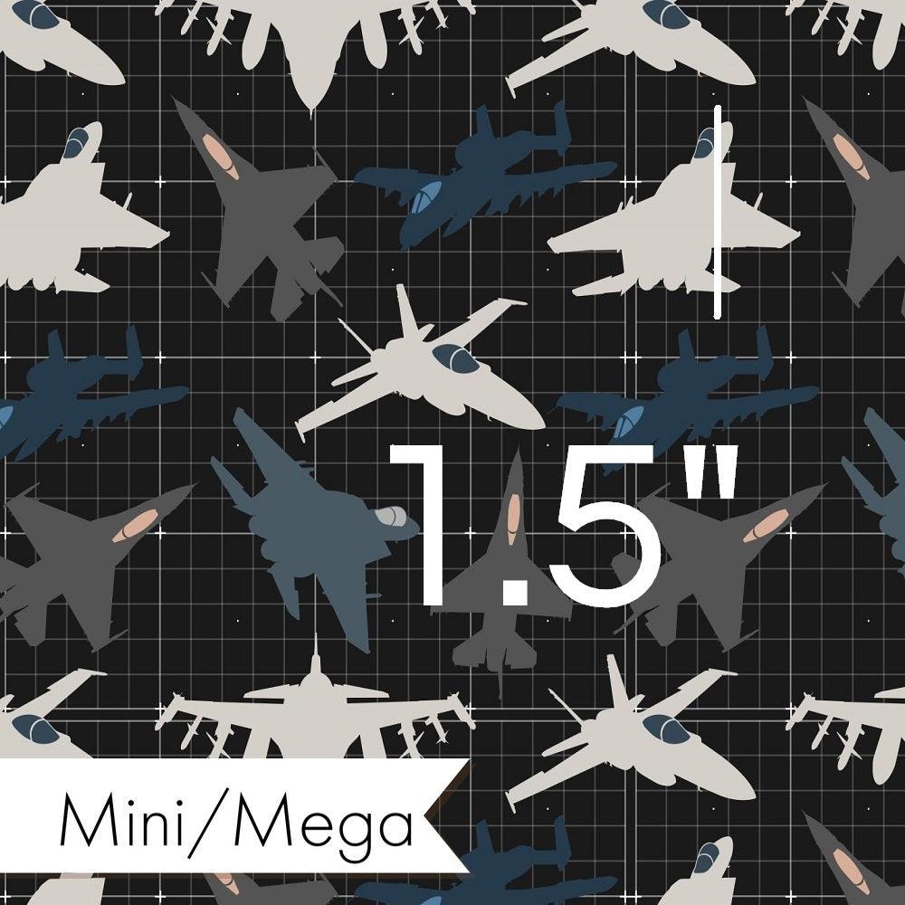 Design 350 Fighter Jet Fabric – made-to-order custom fabric by the metre | Fabric by Missy Rose