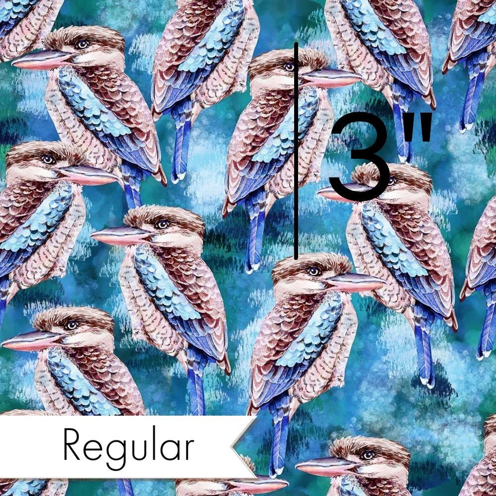 Design 351 Kookaburra Fabric – premium custom printed fabric for sewing | Fabric by Missy Rose