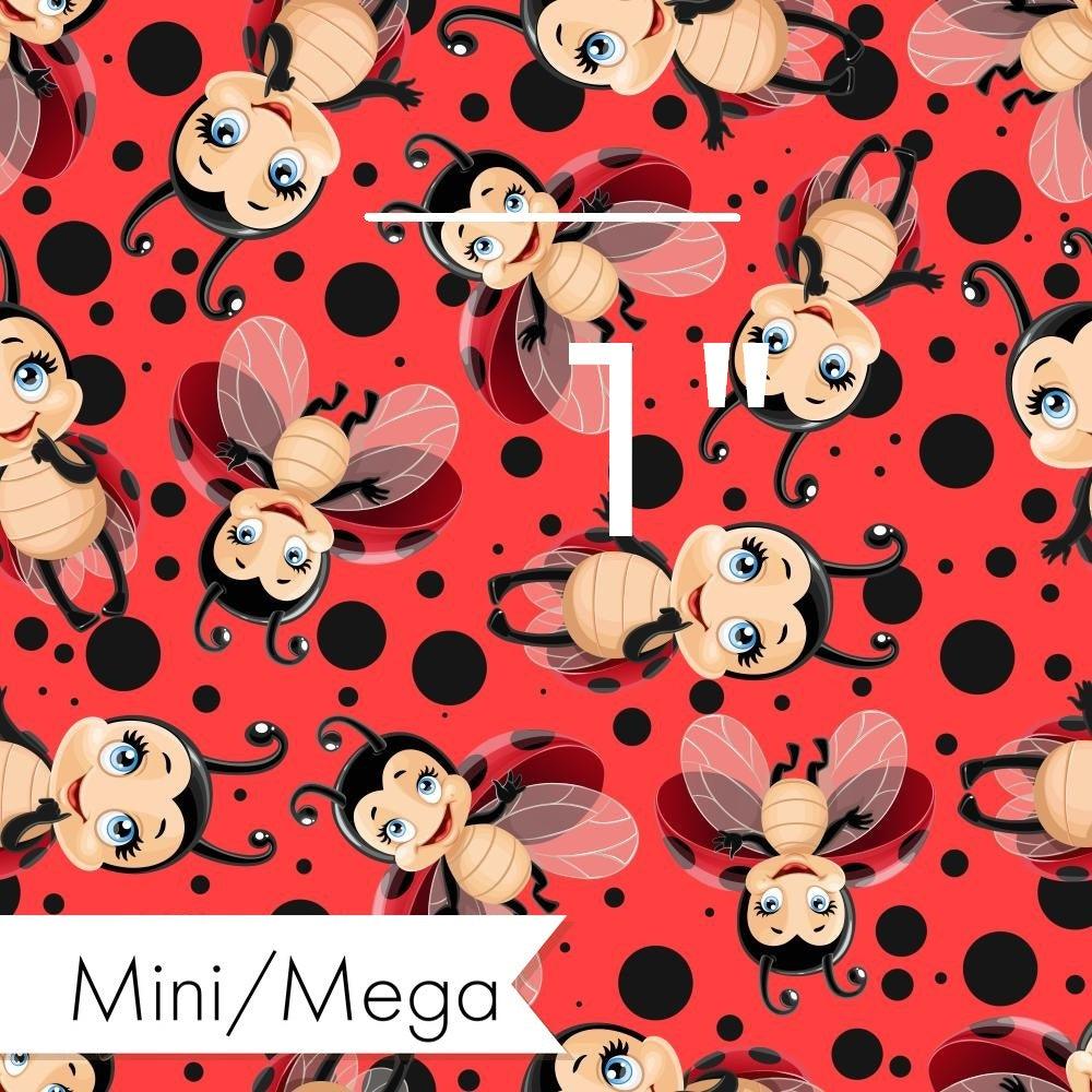 Design 352 Red Lady Bug Fabric – Australian custom printed fabric pre-order | Fabric by Missy Rose
