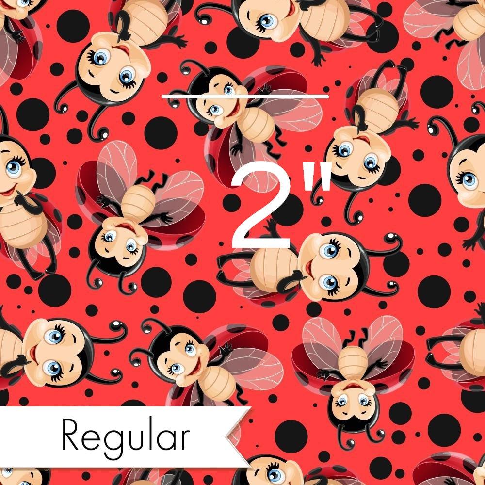 Design 352 Red Lady Bug Fabric – made-to-order custom fabric by the metre | Fabric by Missy Rose