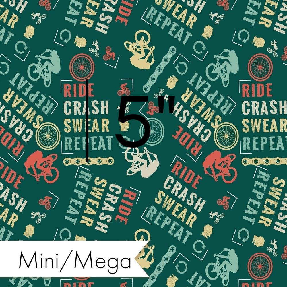 Design 354 Mountain Bike Fabric – made-to-order custom fabric by the metre | Fabric by Missy Rose