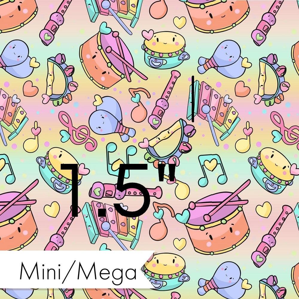 Design 355 Musical Instruments Fabric – Australian custom printed fabric pre-order | Fabric by Missy Rose