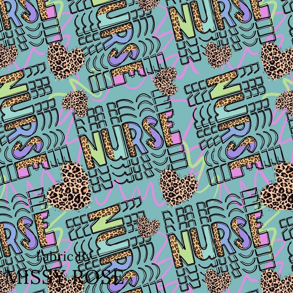 Design 356 Nurse Fabric – premium custom printed fabric for sewing | Fabric by Missy Rose