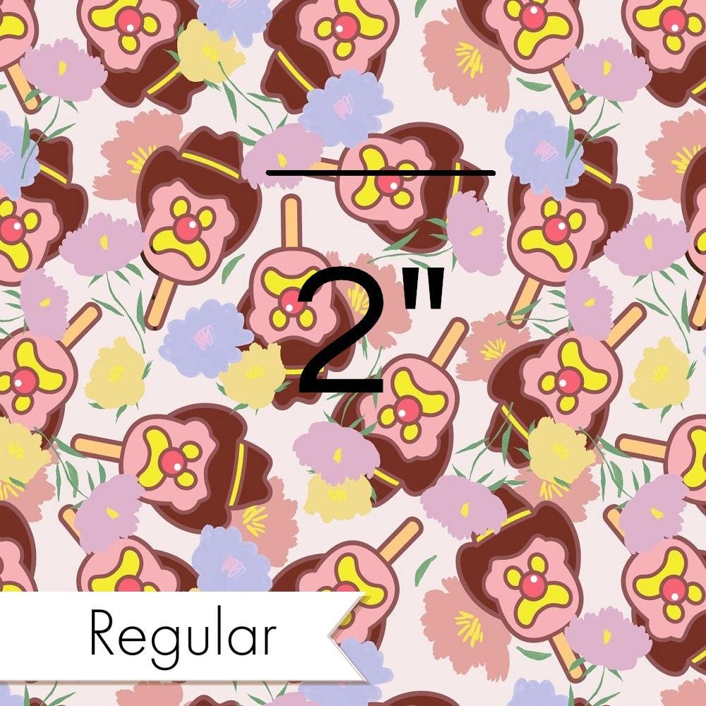 Design 357 Pastel Floral Ice Cream Fabric – premium custom printed fabric for sewing | Fabric by Missy Rose
