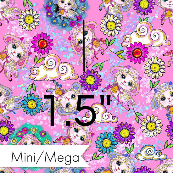 Design 359 - Pink Lamb Fabric