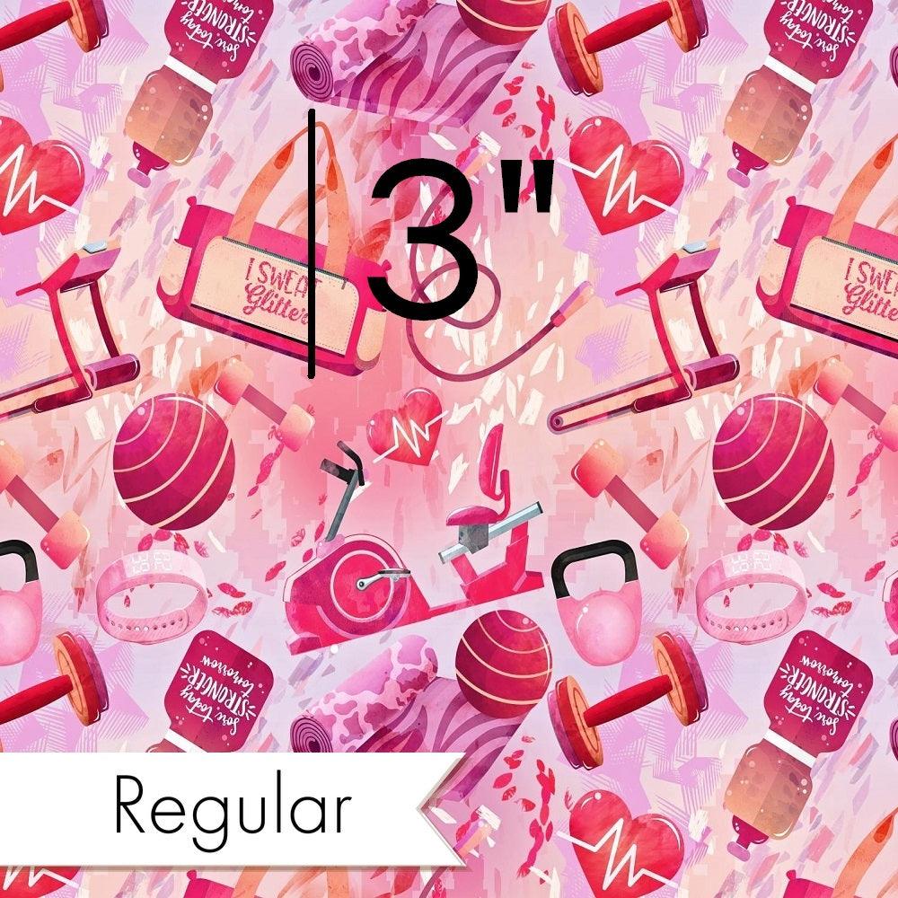 Design 366 Pink Gym Fabric – Australian custom printed fabric pre-order | Fabric by Missy Rose