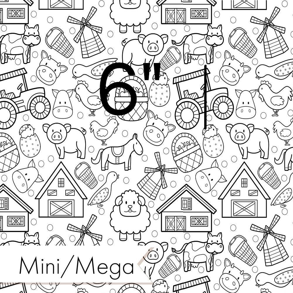 Design 368 Colouring In Fabric – Australian custom printed fabric pre-order | Fabric by Missy Rose