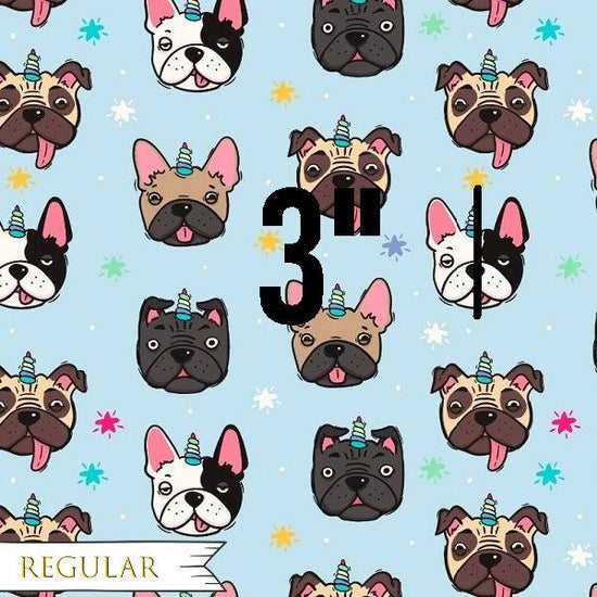 Design 37 - Uni Pugs Fabric - Fabric by Missy Rose Pre-Order