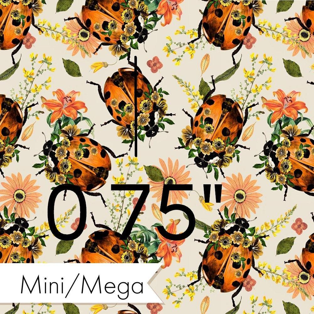 Design 373 Floral Lady Beetle Fabric – Australian custom printed fabric pre-order | Fabric by Missy Rose