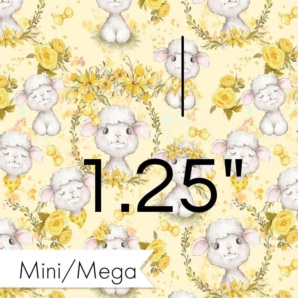 Design 374 Yellow Lamb Fabric – pre-order designer fabric Australia | Fabric by Missy Rose