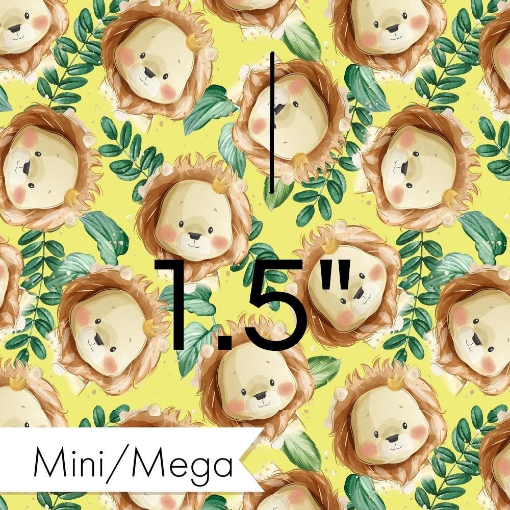 Design 378 Yellow Lion Fabric – Australian custom printed fabric pre-order | Fabric by Missy Rose