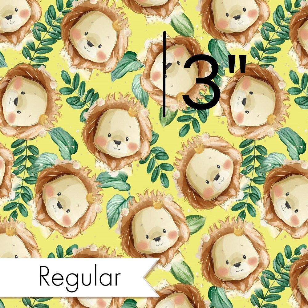 Design 378 Yellow Lion Fabric – made-to-order custom fabric by the metre | Fabric by Missy Rose