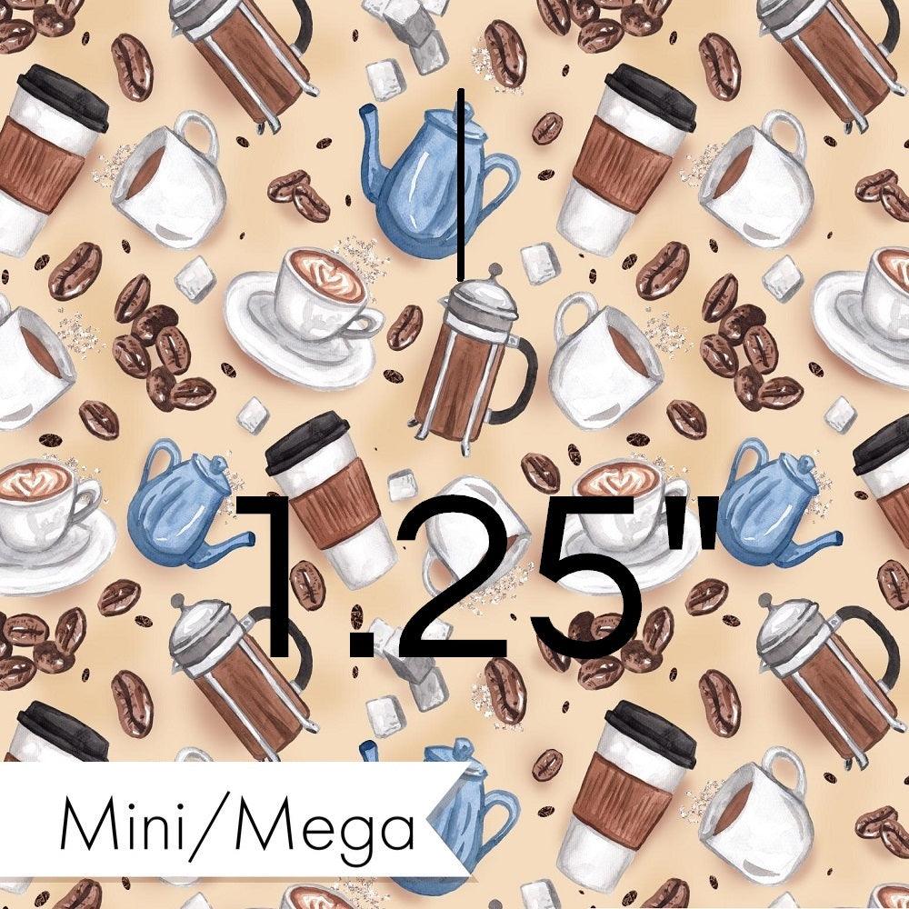 Design 380 Coffee Fabric – made-to-order custom fabric by the metre | Fabric by Missy Rose