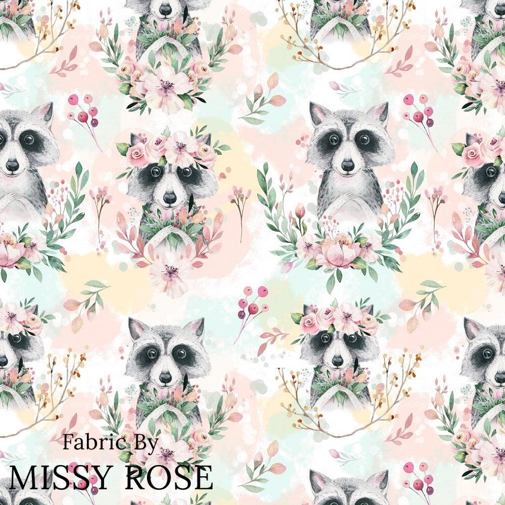 Design 384 Raccoon Fabric – made-to-order custom fabric by the metre | Fabric by Missy Rose