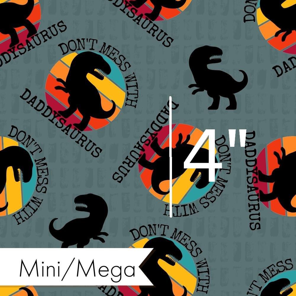 Design 39 Daddysaurus Fabric – Australian custom printed fabric pre-order | Fabric by Missy Rose