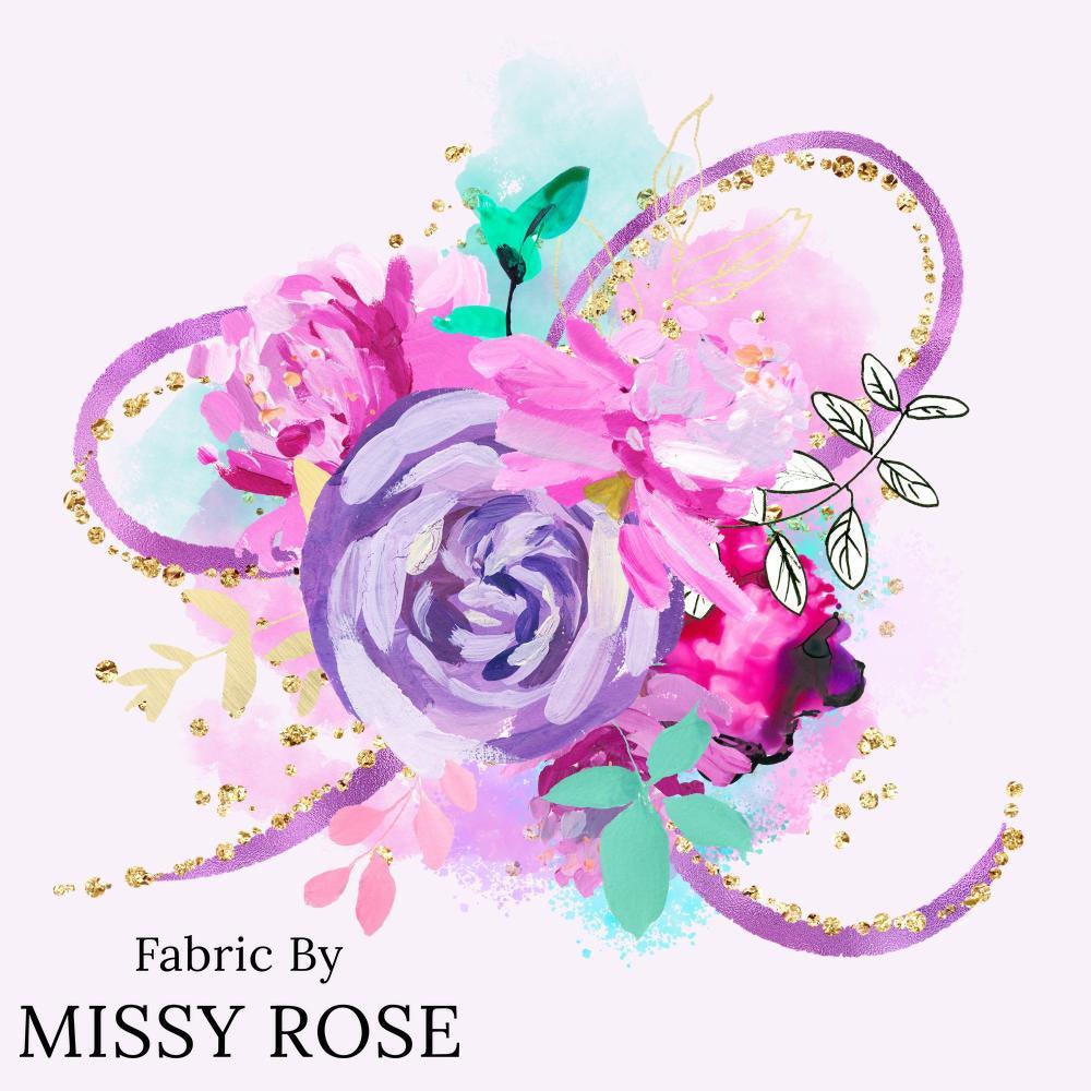 Design 391 Panel Fabric – premium custom printed fabric for sewing | Fabric by Missy Rose