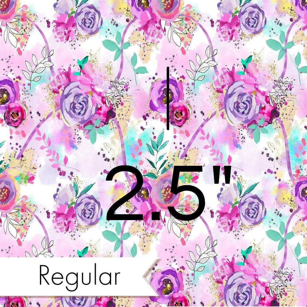 Design 391 Purple Floral fabric – made-to-order custom fabric by the metre | Fabric by Missy Rose