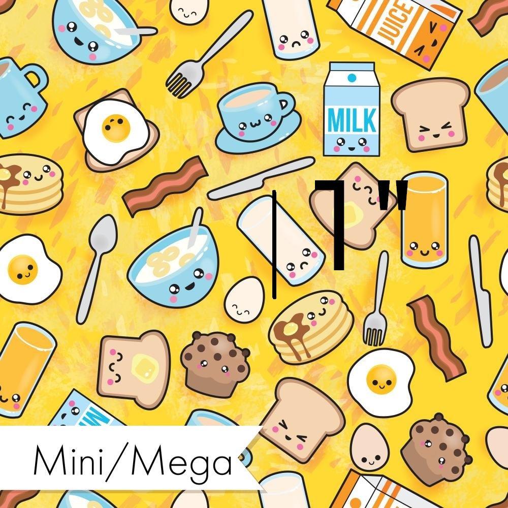 Design 393 Breakfast Foods Fabric – Australian custom printed fabric pre-order | Fabric by Missy Rose