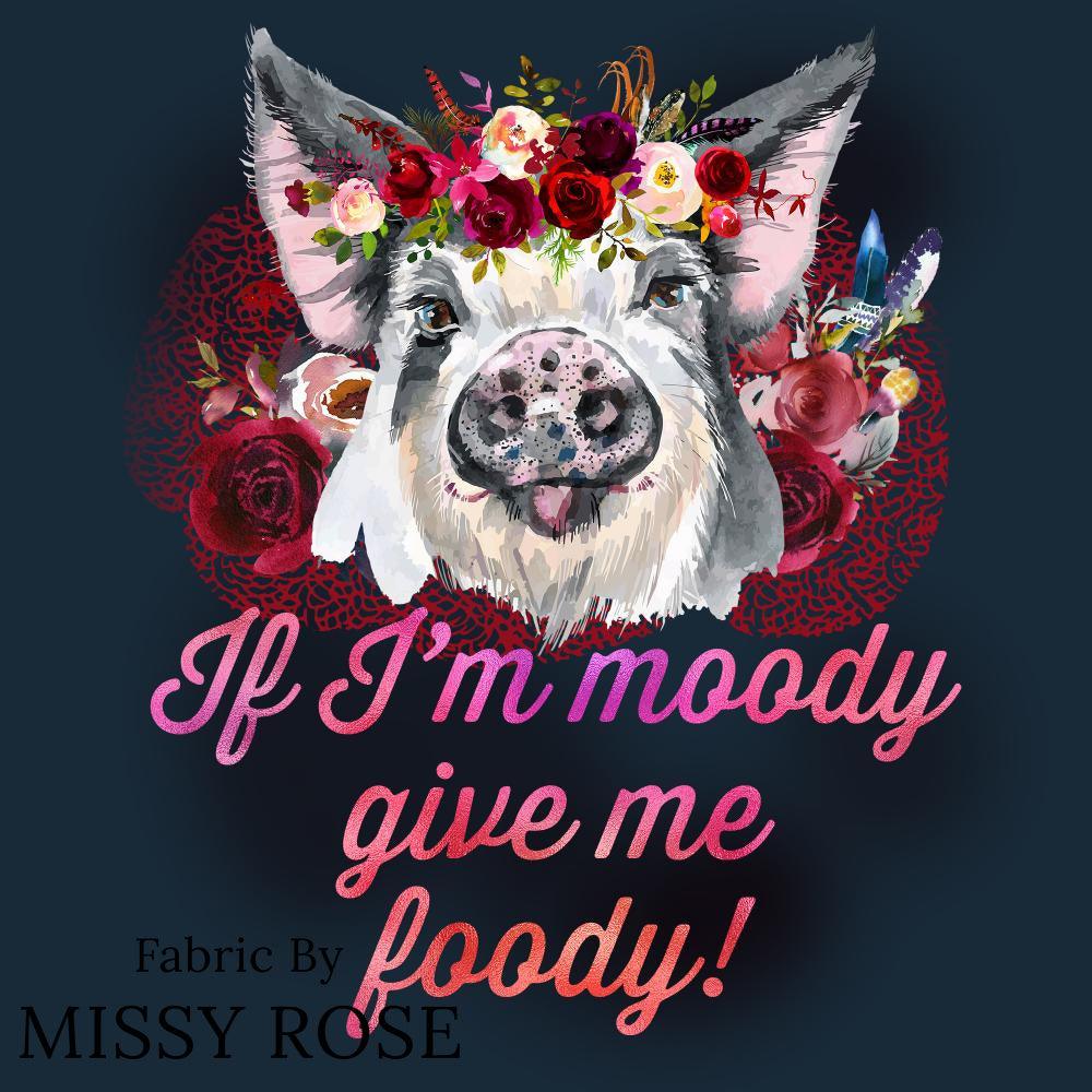 Design 394 Panel Fabric – custom printed pre-order fabric Australia | Fabric by Missy Rose