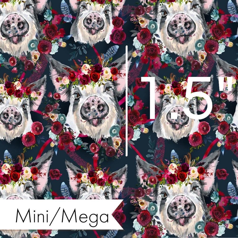 Design 394 Piggy Fabric – pre-order designer fabric Australia | Fabric by Missy Rose