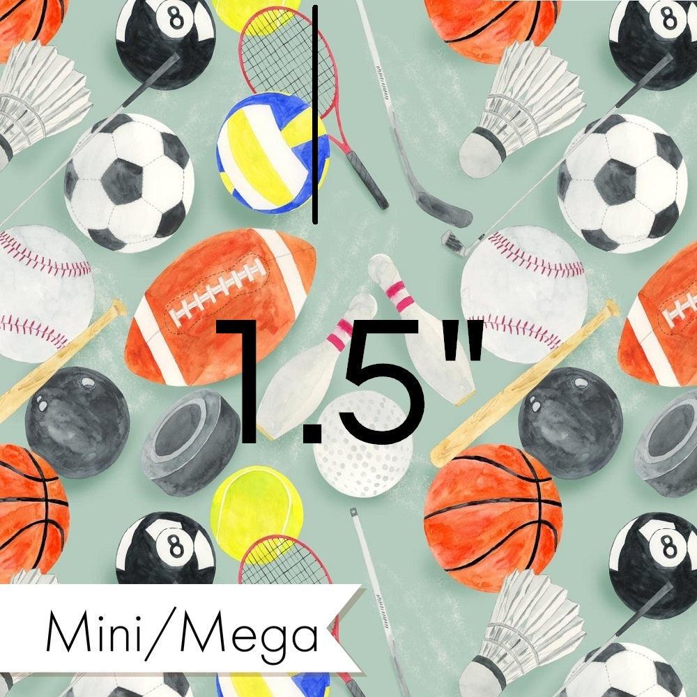 Design 397 Sports Balls Fabric – made-to-order custom fabric by the metre | Fabric by Missy Rose