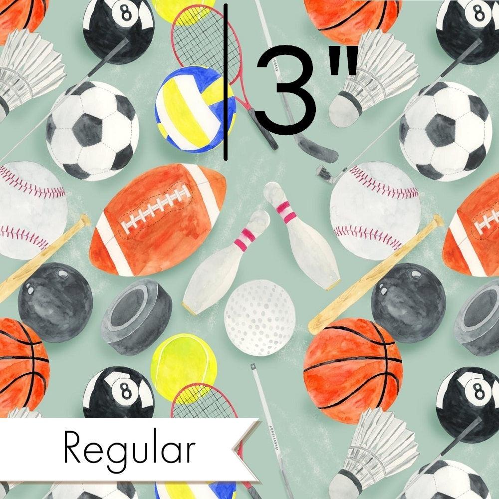 Design 397 Sports Balls Fabric – custom printed pre-order fabric Australia | Fabric by Missy Rose