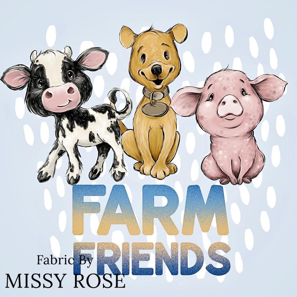 Design 4 Panel Fabric – made-to-order custom fabric by the metre | Fabric by Missy Rose