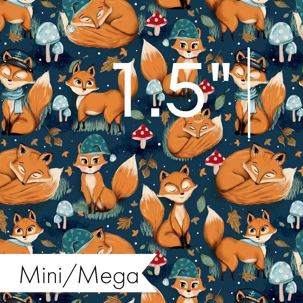 Design 403 Sleepy Fox Fabric – Australian custom printed fabric pre-order | Fabric by Missy Rose