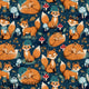 Design 403 - Sleepy Fox Fabric