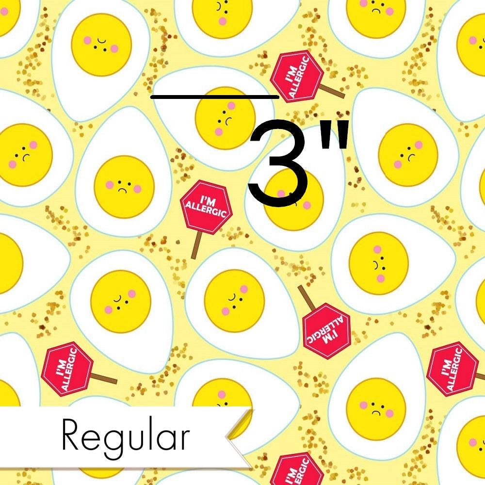 Design 405 Eggs Allergy Fabric – custom printed pre-order fabric Australia | Fabric by Missy Rose