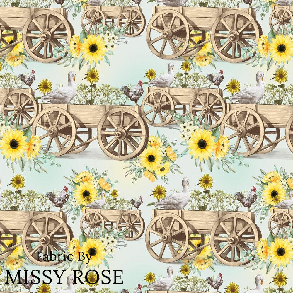 Design 406 Cute Farm Fabric – custom printed pre-order fabric Australia | Fabric by Missy Rose