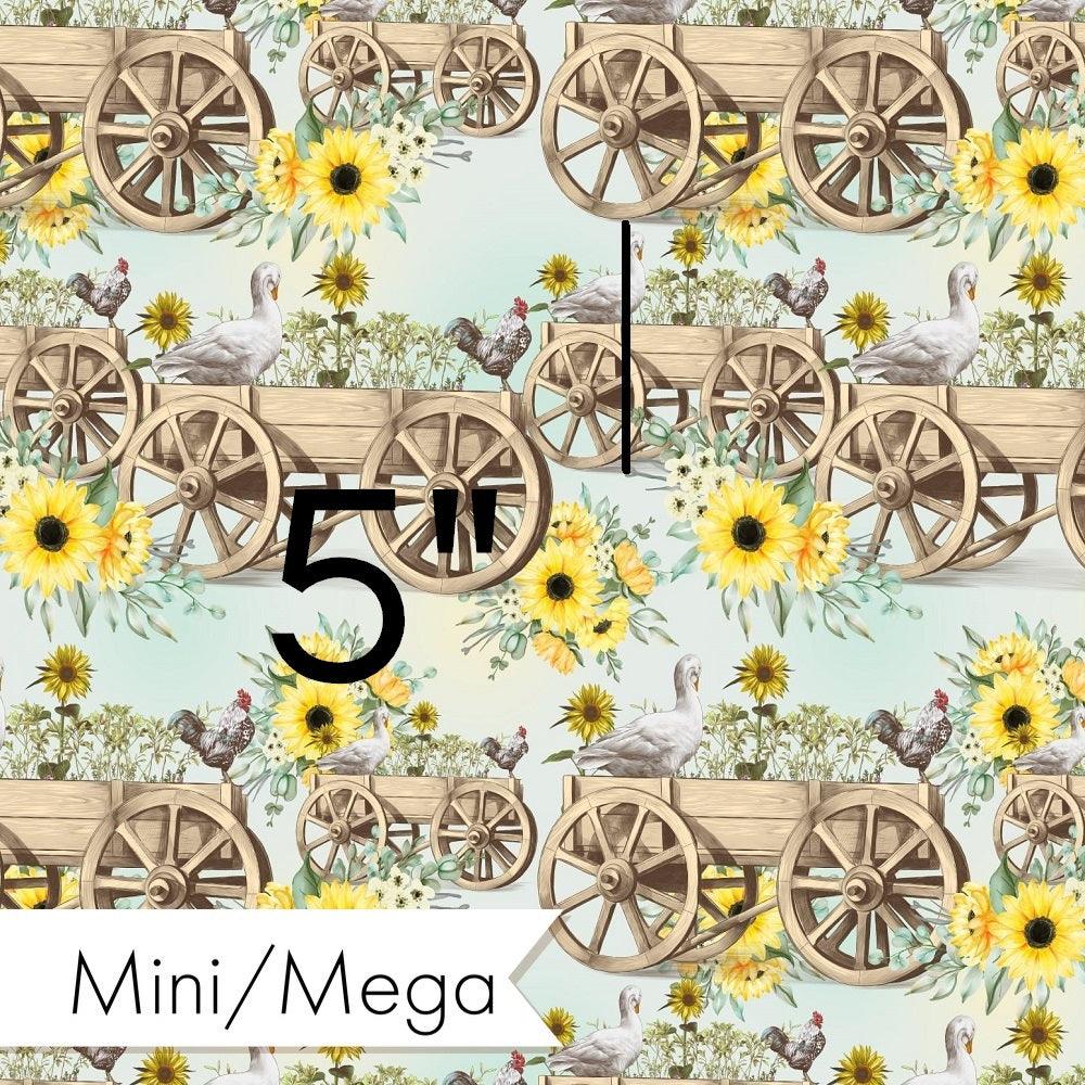 Design 406 Cute Farm Fabric – premium custom printed fabric for sewing | Fabric by Missy Rose