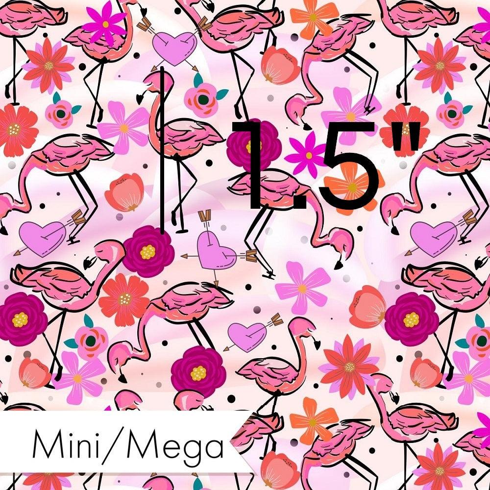 Design 407 Fabulous Flamingo Fabric – custom printed pre-order fabric Australia | Fabric by Missy Rose