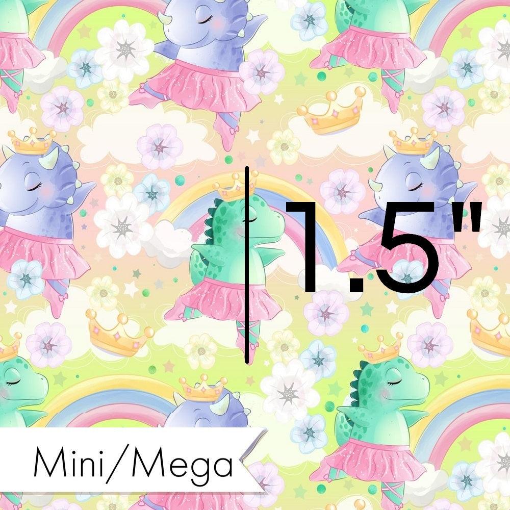Design 409 Ballerina Dinosaur Fabric – pre-order designer fabric Australia | Fabric by Missy Rose