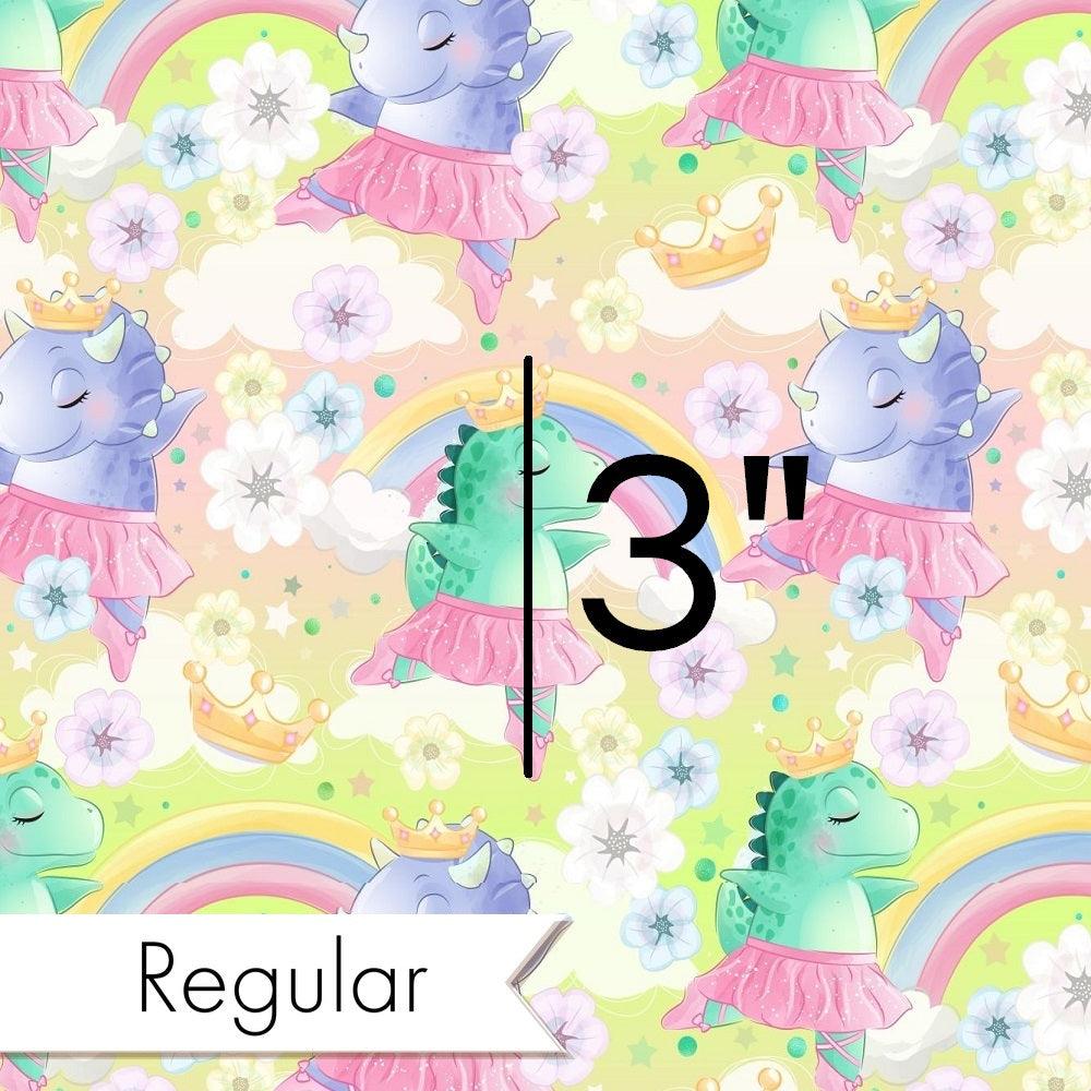 Design 409 Ballerina Dinosaur Fabric – premium custom printed fabric for sewing | Fabric by Missy Rose
