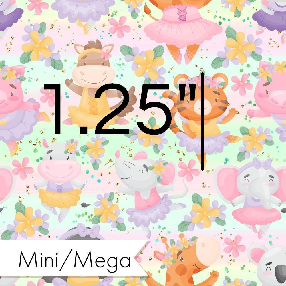 Design 41 Ballerina Animals Fabric – custom printed pre-order fabric Australia | Fabric by Missy Rose