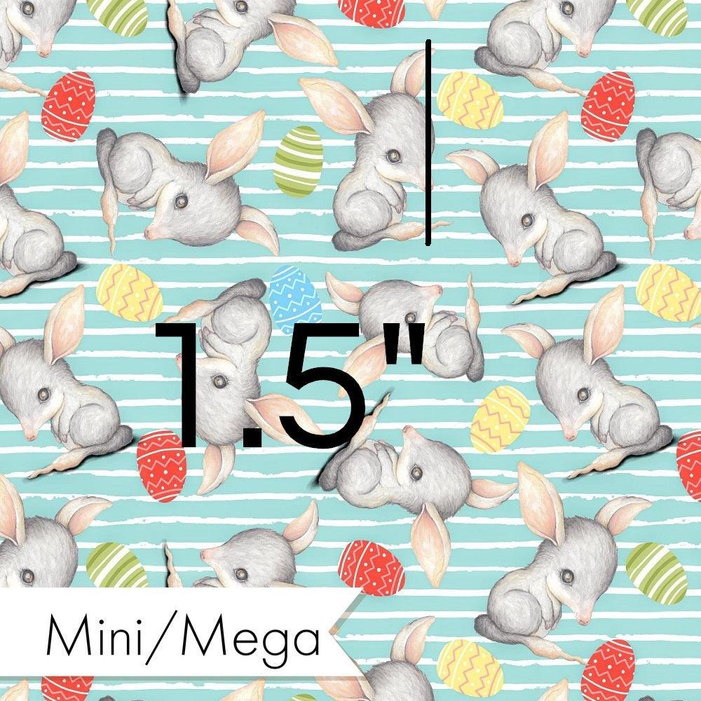 Design 411 Blue Bilby Fabric – premium custom printed fabric for sewing | Fabric by Missy Rose