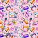 Design 413 - Pink Sewing Fabric