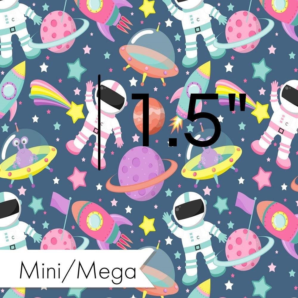 Design 414 Astronaut Fabric – premium custom printed fabric for sewing | Fabric by Missy Rose
