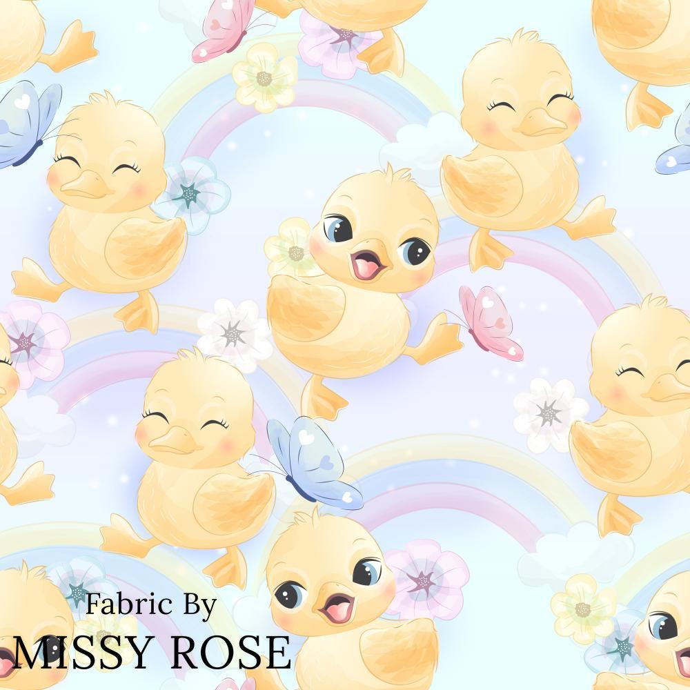 Design 417 Cute Duckling Fabric – Australian custom printed fabric pre-order | Fabric by Missy Rose