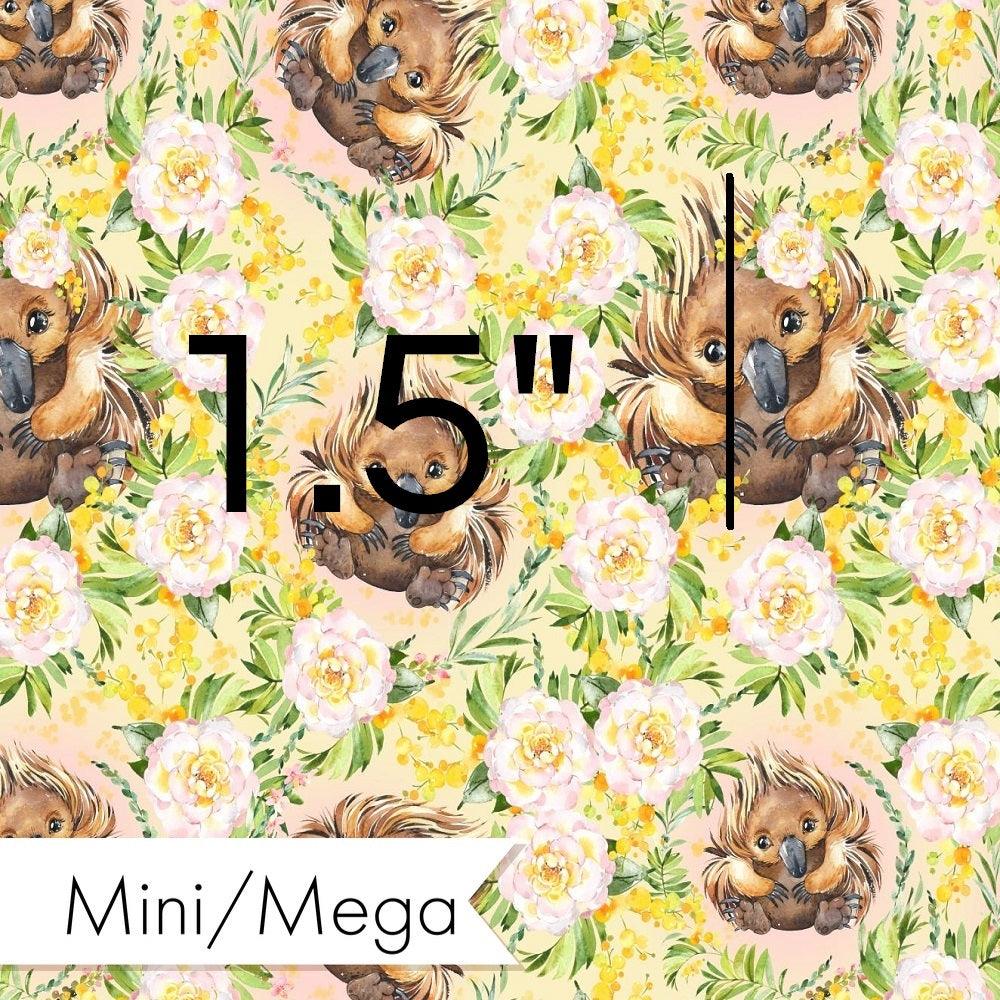 Design 418 Yellow Echidna Fabric – Australian custom printed fabric pre-order | Fabric by Missy Rose